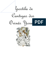 Apostila de Cantigas Dos Orixás Yoruba