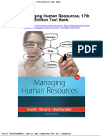 Full Download 2015 Managing Human Resources 17th Edition Test Bank PDF Full Chapter