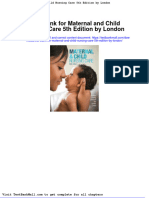 Full Download Test Bank For Maternal and Child Nursing Care 5th Edition by London PDF Full Chapter