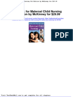 Full Download Test Bank For Maternal Child Nursing 5th Edition by Mckinney For 29 99 PDF Full Chapter