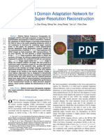 Sparse-Based Domain Adaptation Network For OCTA Image Super-Resolution Reconstruction