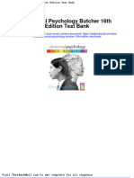 Full Download Abnormal Psychology Butcher 16th Edition Test Bank PDF Full Chapter