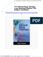 Full Download Abrams Clinical Drug Therapy Rationales For Nursing Practice 11th Edition Test Bank PDF Full Chapter