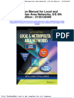 Full Download Solution Manual For Local and Metropolitan Area Networks 6 e 6th Edition 0130129399 PDF Full Chapter