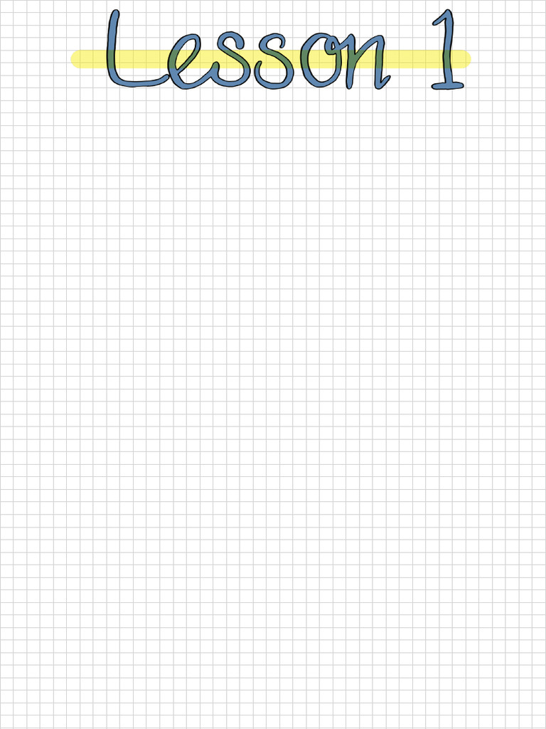 Inglés Lesson 1 | PDF