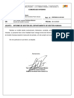 Informe de Gestion Humana P.P.F