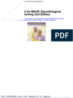 Test Bank For Mauk Gerontological Nursing 2nd Edition