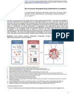 High-Throughput Approaches To Uncover Synergistic