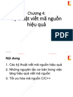 Ky Thuat Lap Trinh Lec4. Efficient Code (Cuuduongthancong - Com)