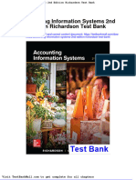 Full Download Accounting Information Systems 2nd Edition Richardson Test Bank PDF Full Chapter