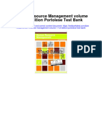 Instant Download Human Resource Management Volume 1 1st Edition Portolese Test Bank PDF Full Chapter