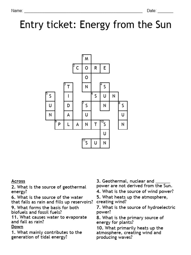 Entry_ticket_Energy_from_the_Sun_answer_key PDF