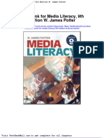 Full Download Test Bank For Media Literacy 9th Edition W James Potter PDF Full Chapter