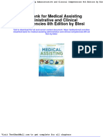 Full Download Test Bank For Medical Assisting Administrative and Clinical Competencies 8th Edition by Blesi PDF Full Chapter