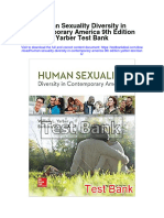 Instant download Human Sexuality Diversity in Contemporary America 9th Edition Yarber Test Bank pdf full chapter