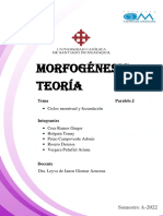 Morfogénesis Teoria-Ciclo Menstrual y Fecundación