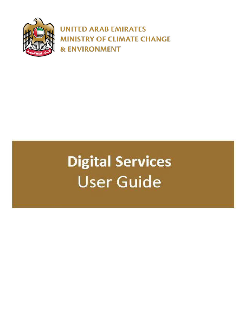 UAE Digital Service User Guide | PDF | Websites | User (Computing)