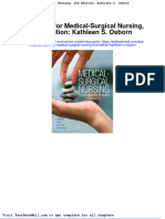 Full Download Test Bank For Medical Surgical Nursing 2nd Edition Kathleen S Osborn PDF Full Chapter