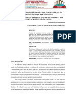 Atuação Do Assistente Social Como Perito Judicial No Tribunal de Justiça de São Paulo