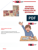 Semana 12 - Sentencia Inhibitoria