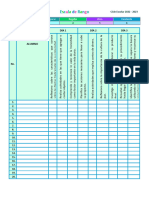 Instrumento de Evaluación - Las Fiestas de Mi Pueblo