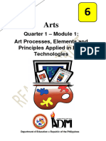 Arts6 q1 Mod1 ArtProcessesElementsandPrinciplesAppliedinNewTechnologies v5 (1)