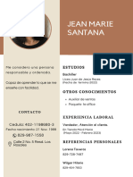 CV Curriculum Hombre Simple Gris