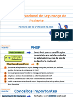 PNSP Programa Nacional de Seguranca Do Paciente