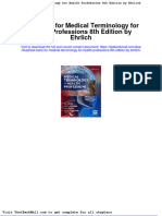 Full Download Test Bank For Medical Terminology For Health Professions 8th Edition by Ehrlich PDF Full Chapter