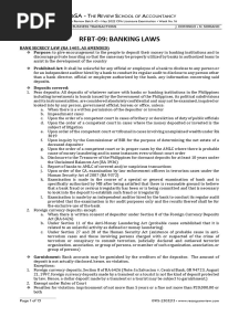 RFBT-09 (Banking Laws)