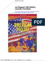 Full Download American Pageant 16th Edition Kennedy Test Bank PDF Full Chapter