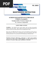 MI - 20033 GT46AC Schedule Maint. Program