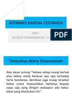 Mewaris Karena Testamen