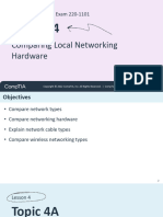 Lesson 4 - Comparing Local Networking Hardware Updated