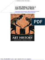 Full Download Art History 5th Edition Volume 1 Stokstad Cothren Test Bank PDF Full Chapter