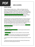 Room Status Report | PDF