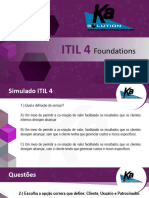 Simulado ITIL 4
