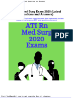 Full Download Ati RN Med Surg Exam 2020 Latest Questions and Answers PDF Full Chapter
