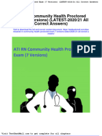 Full Download Ati RN Community Health Proctored Exam 7 Versions Latest 2020 21 All Correct Answers PDF Full Chapter