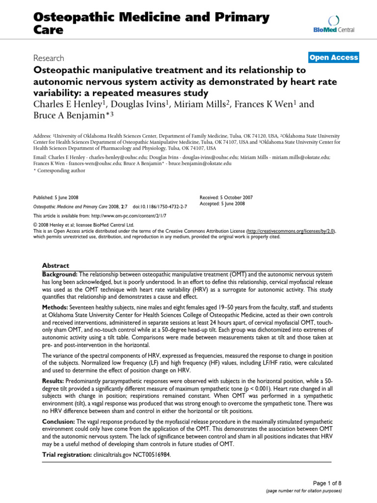 OSTEOPATHIC CONSIDERATIONS IN SYSTEMIC DYSFUNCTION visual data 6