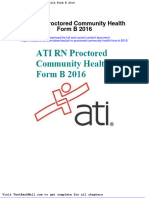 Full Download Ati RN Proctored Community Health Form B 2016 PDF Full Chapter