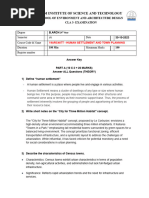 CLA - 3 Answer Key HSTP