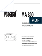 MA 800 Manual