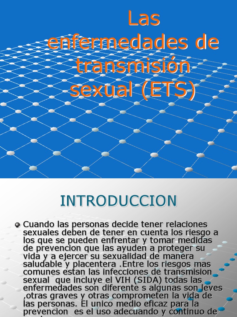 Enfermedades de Transmision Sexual Ets | PDF | Hepatitis | Infección ...