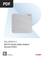 RG-AP810-I Wi-Fi 6 Dual-Radio Access Point Datasheet - For Preview - 09270949