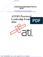 Full Download Ati RN Proctored Leadership Form A 2016 PDF Full Chapter