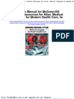Full Download Solution Manual For Mcgraw Hill Connect Resources For Allan Medical Language For Modern Health Care 3e PDF Full Chapter