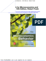 Full Download Test Bank For Microeconomics and Behavior 10th Edition Robert Frank PDF Full Chapter