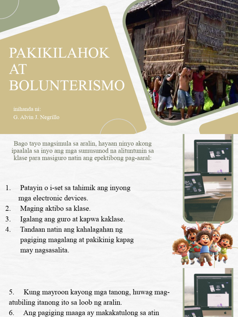 Pakikilahok at Bolunterismo | PDF