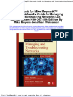 Full Download Test Bank For Mike Meyers Comptia Network Guide To Managing and Troubleshooting Networks Lab Manual Exam n10 007 5th Edition by Mike Meyers Jonathan Weissman PDF Full Chapter